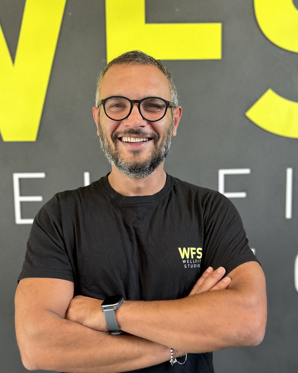 Adriano Alessio, personal trainer del team WellFit Studio a Cesena